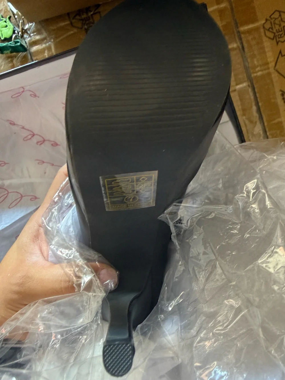 (NWT) ELLIE - Black Over-the-Knee Platform Stiletto Boots